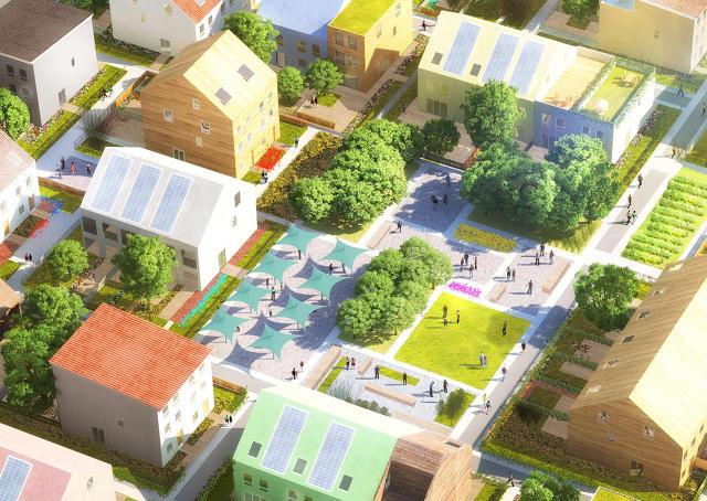 Car-free neighborhood redesigns suburbia