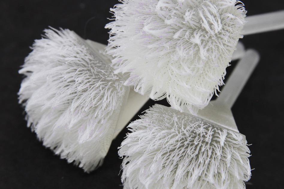 3-D print hair, brushes, and fur