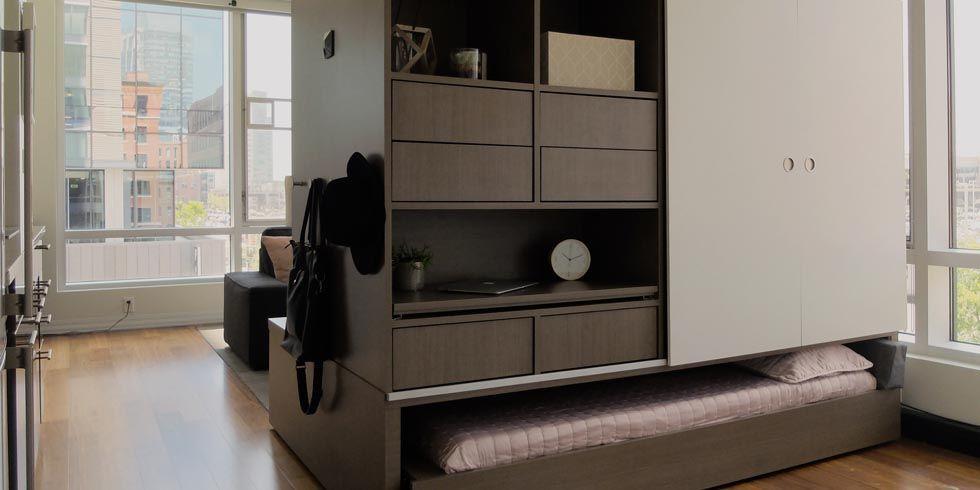 This Robotic Furniture System Turns a Studio Into Three Different Rooms