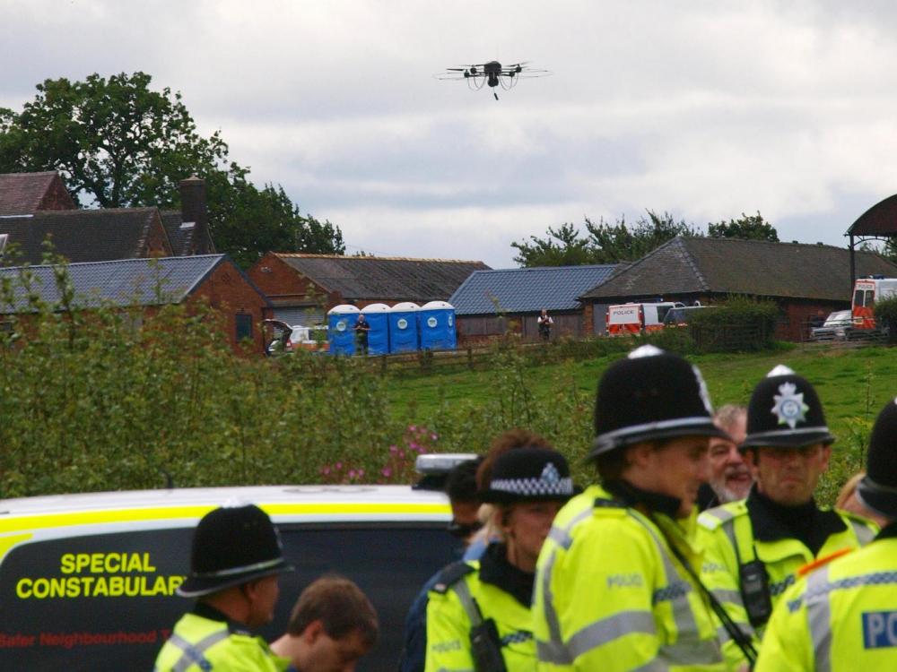 Drone reports to UK police soar 352%